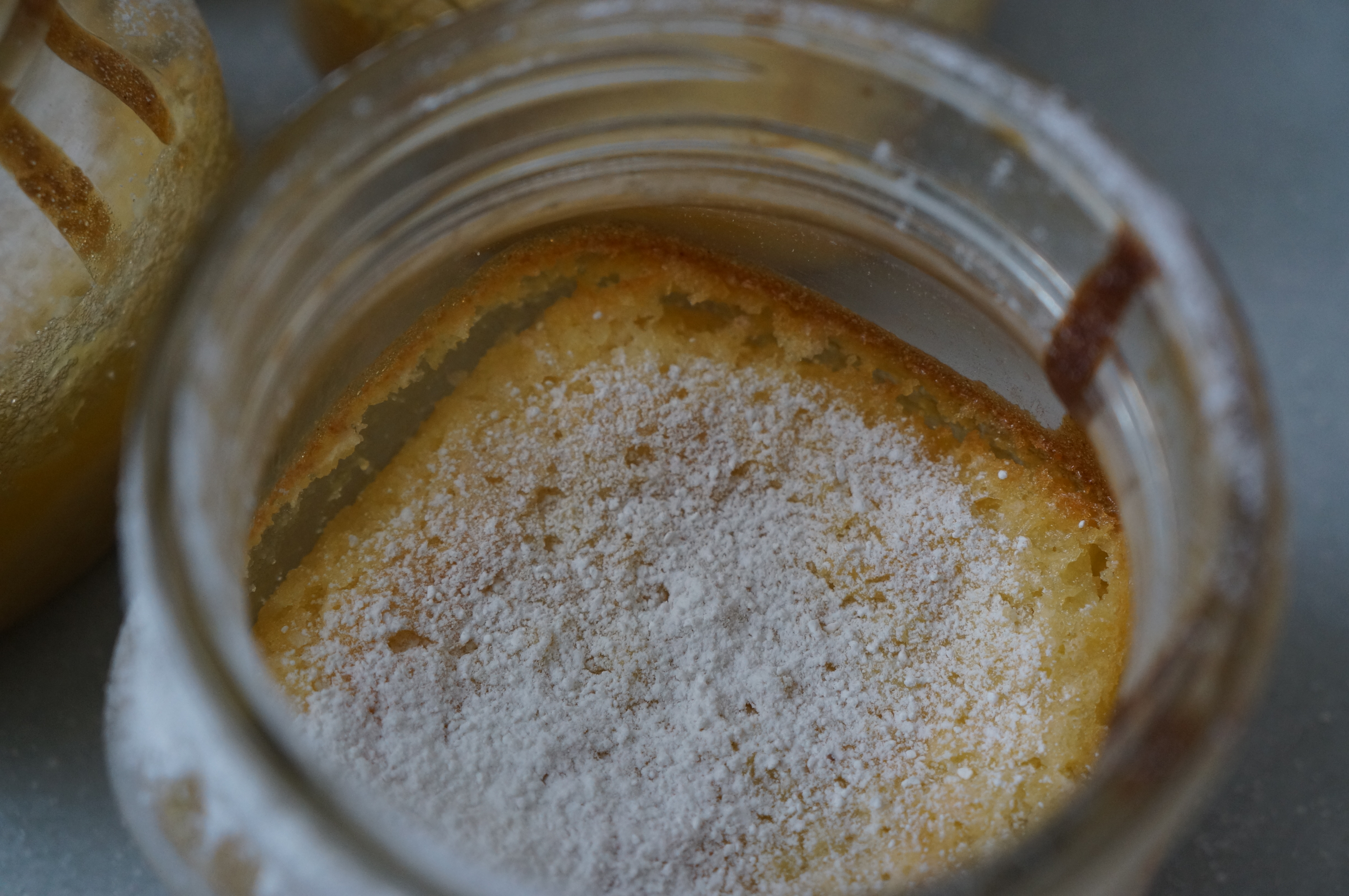 lemon bars in jars