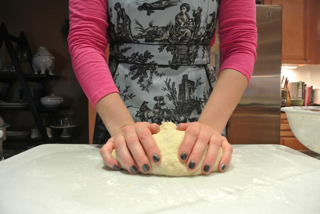 kneading dough