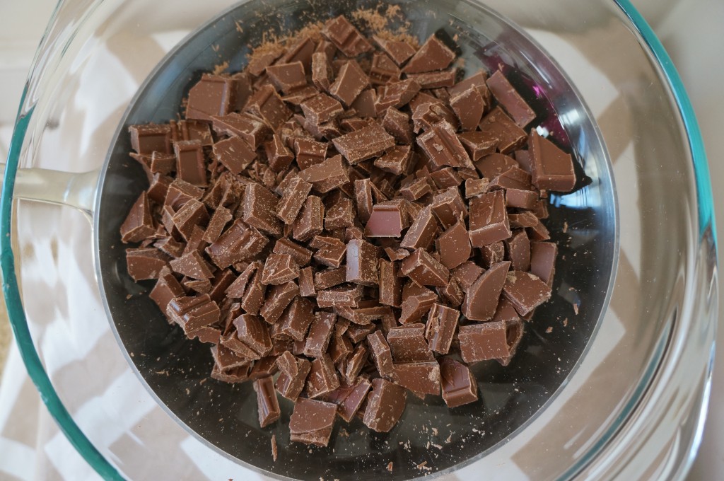 chopped milk chocolate