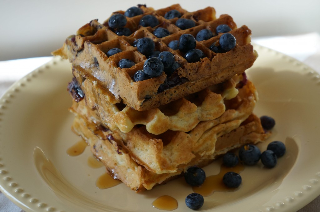 blueberry waffles