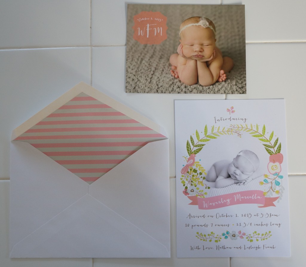 birth announcement suite