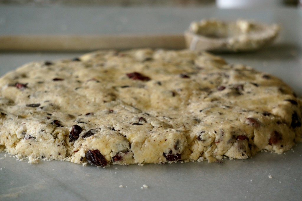 how to roll out scones