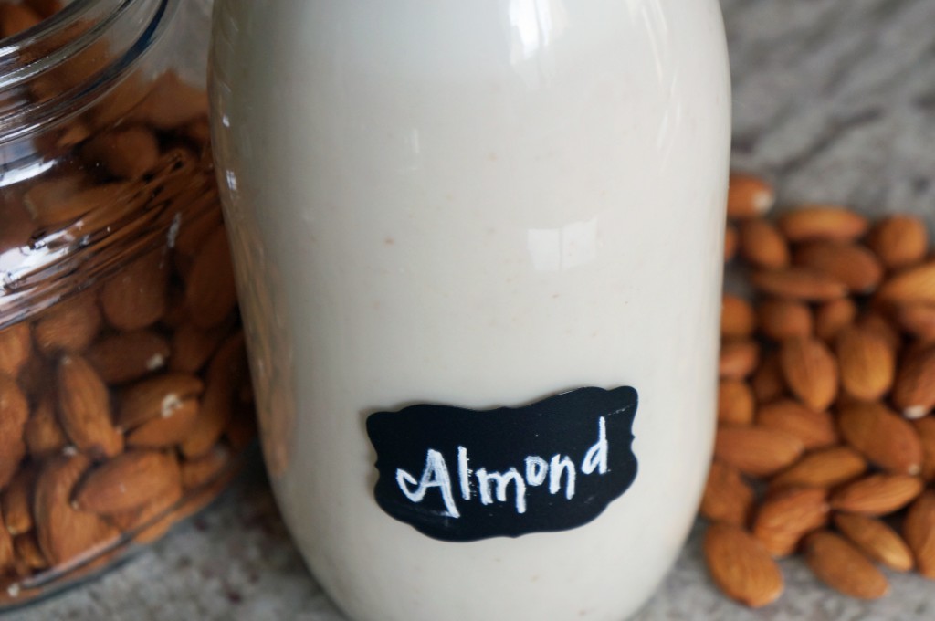 homemade almond milk