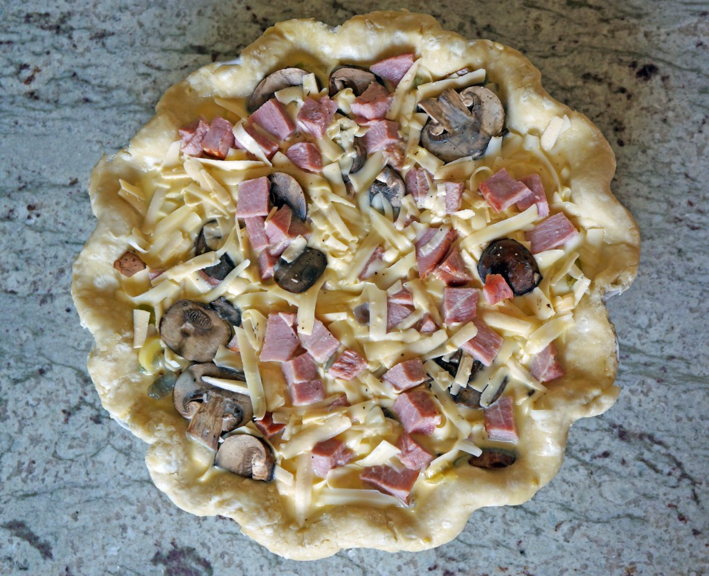 how to make a ham quiche