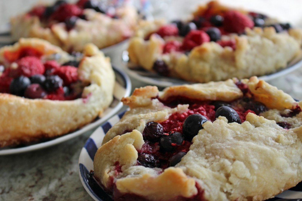 mixed berry pies