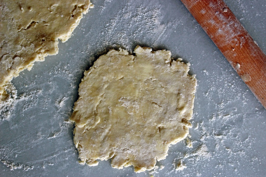 rolling pie dough