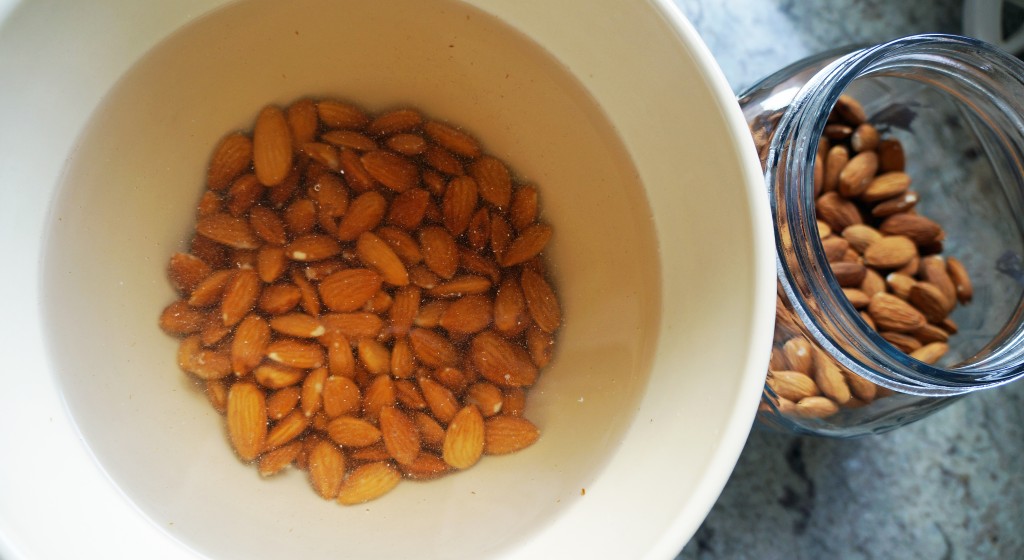 soaking almonds for milk