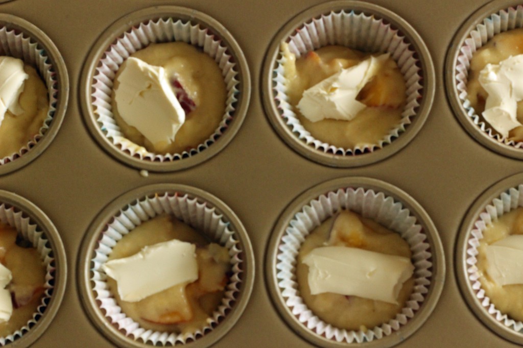 cream cheese in muffins