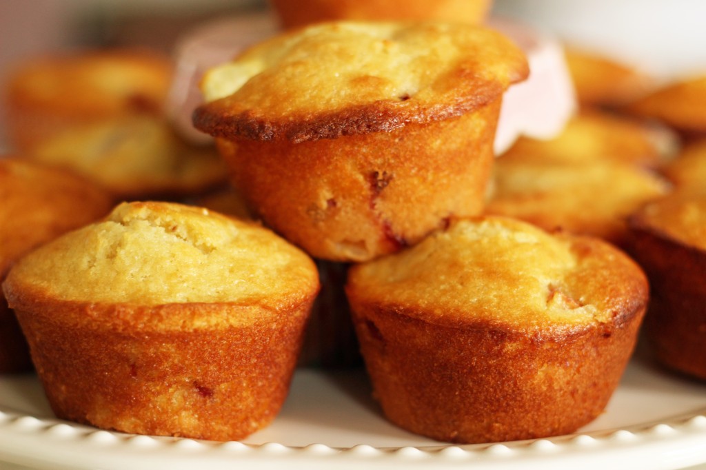 cream cheese nectarine muffins