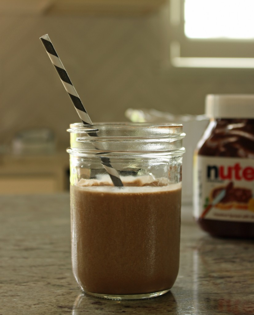 nutella and espresso smoothie