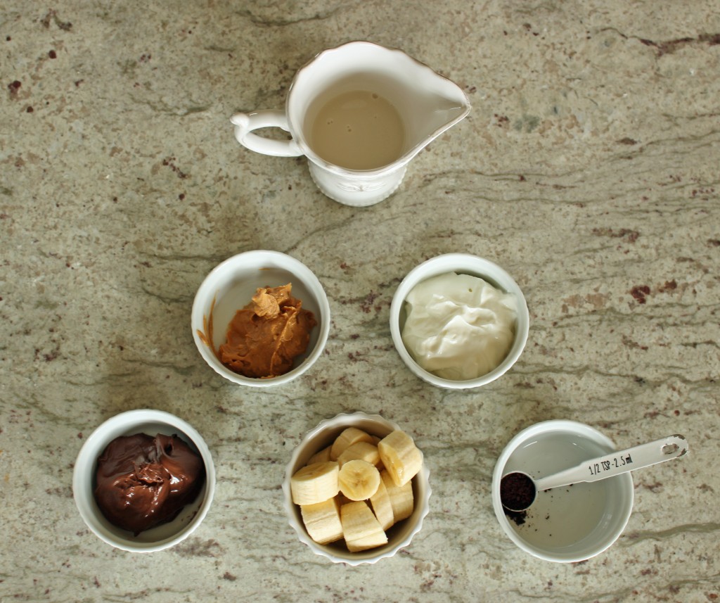 nutella smoothie ingredients