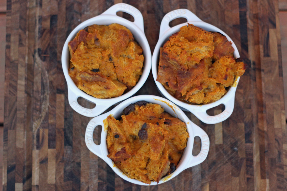 pumpkin bread pudding