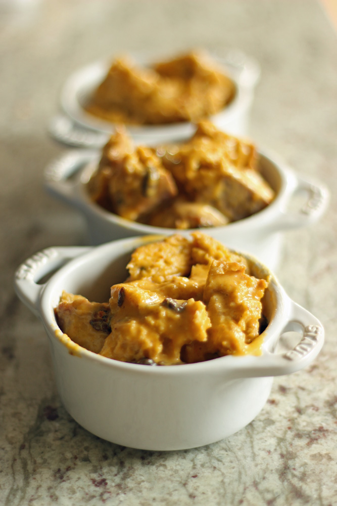 pumpkin bread pudding