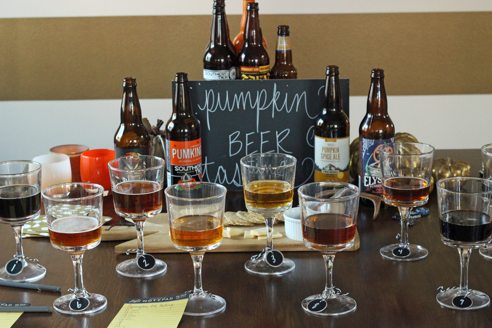 pumpkin beer tasting