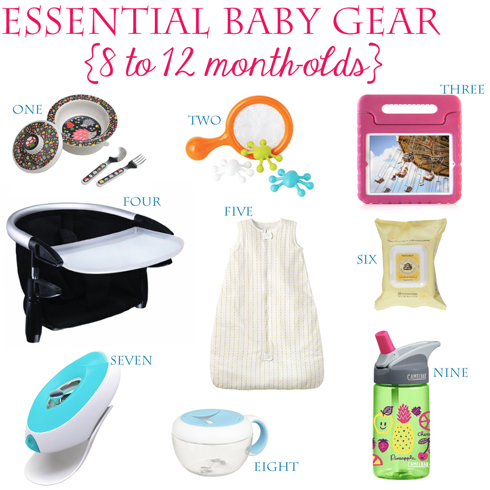 essentials for 8 month old baby