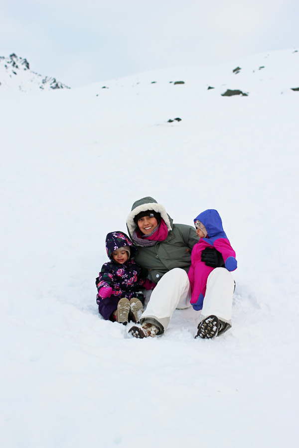 sledding in alaska