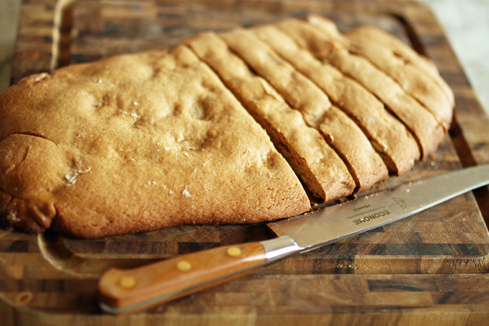 lemon almond biscotti