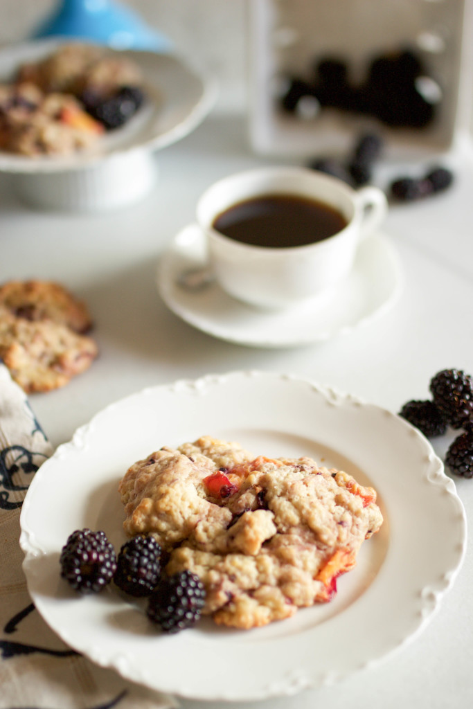 nectarine blackberry scones-18