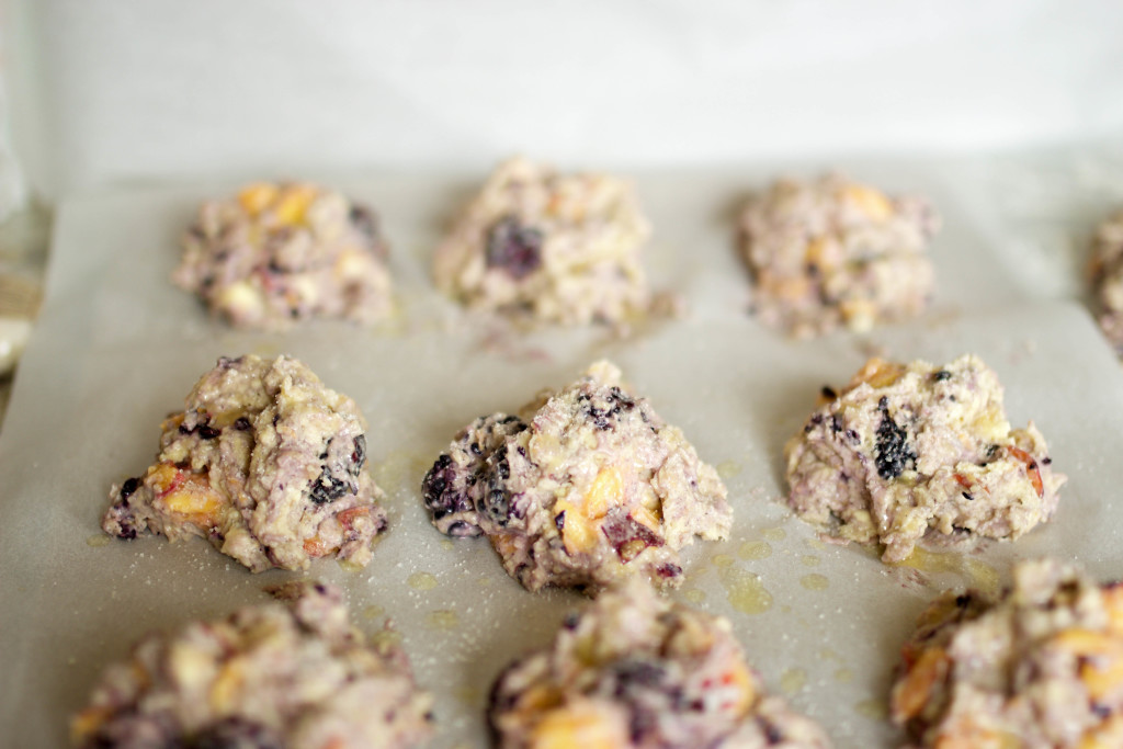 nectarine blackberry scones-8