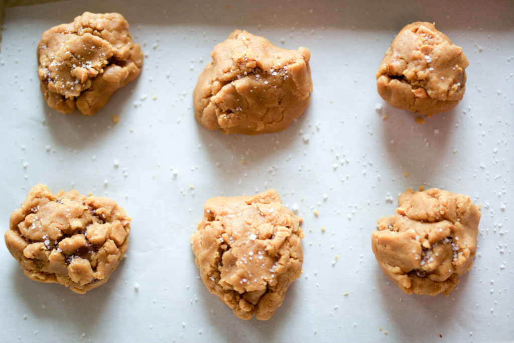 peanut butter nutella cookies