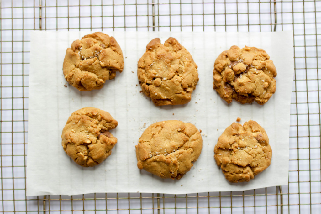 peanut butter nutella cookies