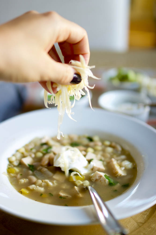 white chicken chili