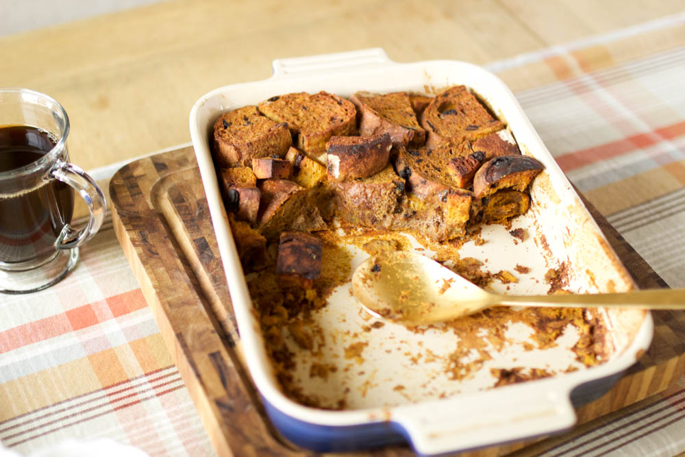 baked pumpkin french toast