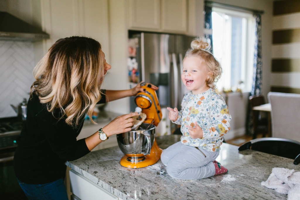 cook with a toddler