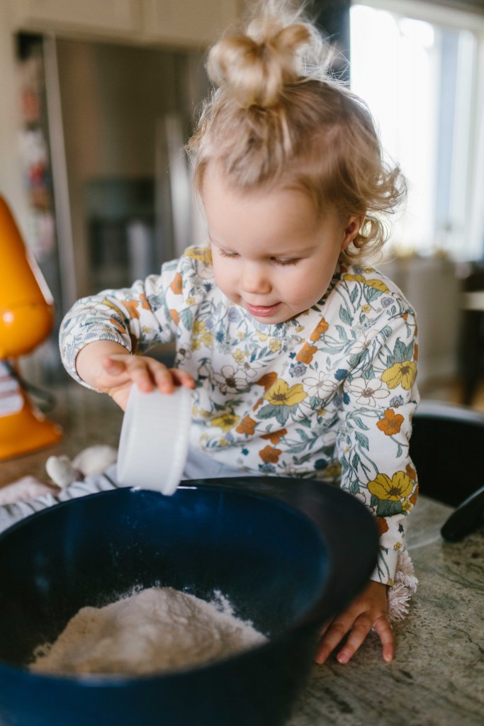 cooking with toddler