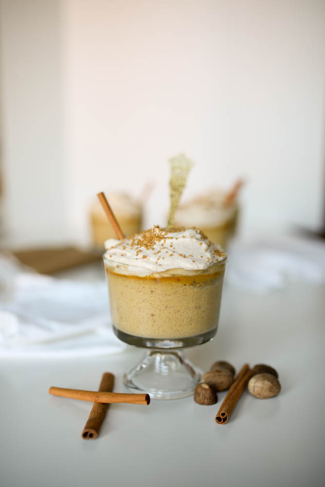 pumpkin pot de crème