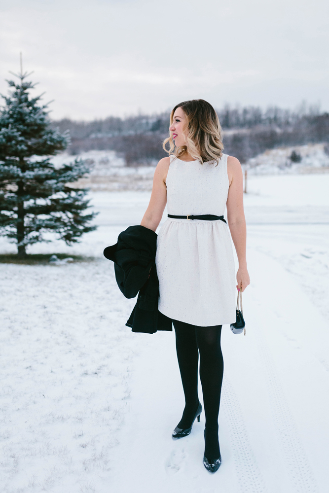 kate spade pink tweed dress