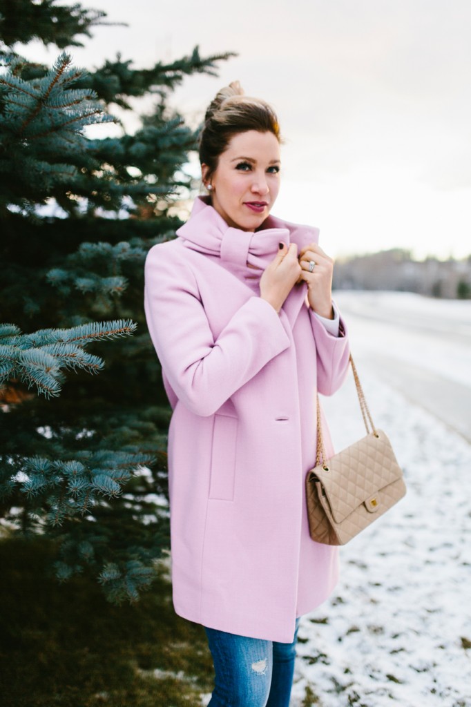 kate spade bow coat _33