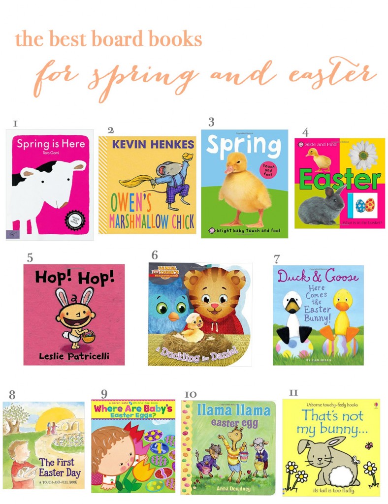 board books for spring and easter