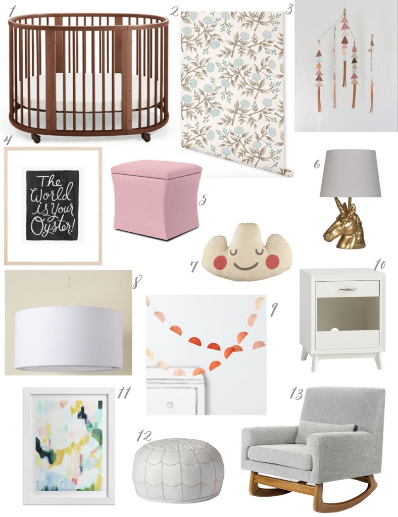 girl nursery inspiration