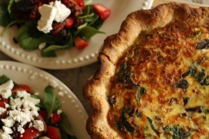 spinach bacon quiche recipe