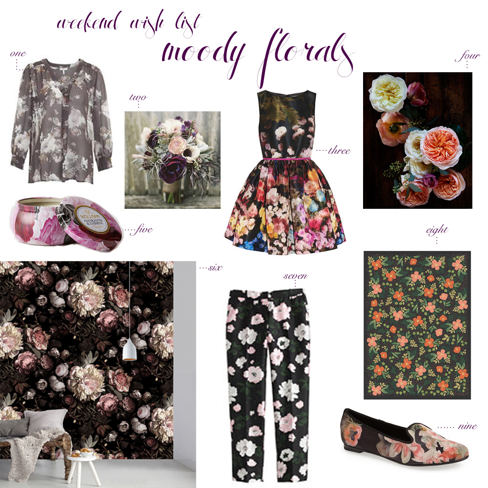 moody florals