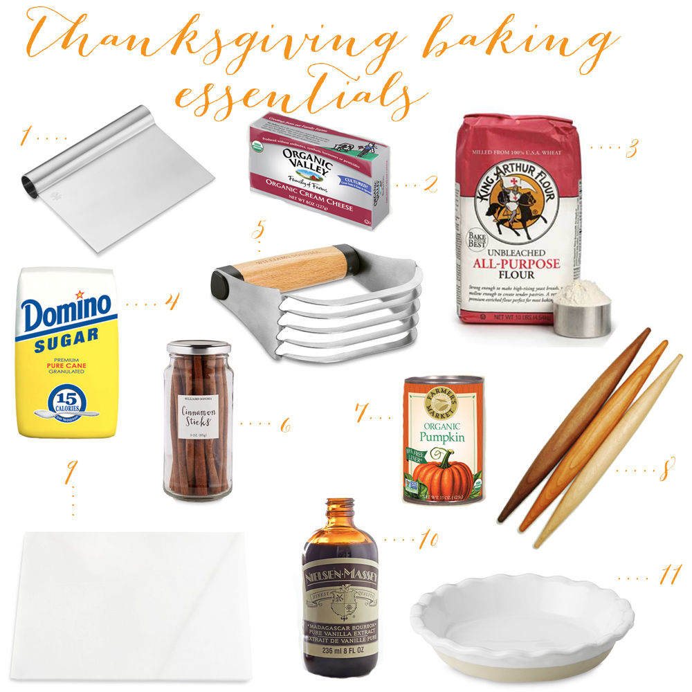 fall baking tools