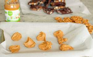 chocolate peanut butter pretzel bark