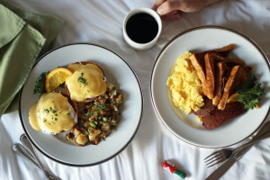 breakfast in bed