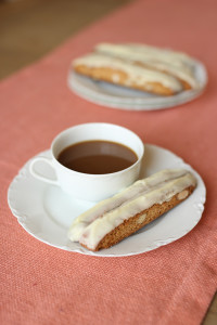 lemon almond biscotti