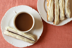 lemon almond biscotti