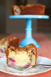 raspberry hazelnut coffee cake