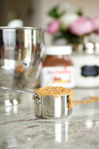 peanut butter nutella cookies