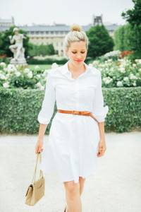 White Shirtdress