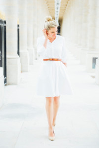 White Shirtdress