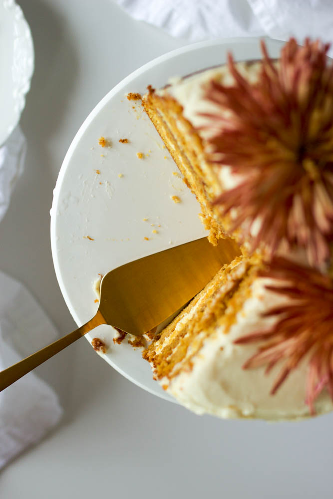 pumpkin layer cake